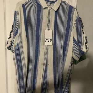 Zara button shirt